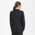 Traveller womens blazer long modern fit, black