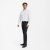 Traveller mens trouser modern fit, black
