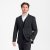 Traveller mens blazer modern fit, charcoal