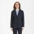 Traveller womens blazer long modern fit, dark navy