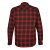 Men's Logan Snap Front Shirt, red/black