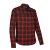 Men's Logan Snap Front Shirt, red/black
