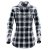 Women's Logan Snap Front Shirt, titanium plaid