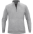 Crew Half Zip Sweater, grey