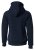Woman stylish hooded sweat, navy