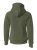 Woman stylish hooded sweat, olive