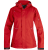 Womens Softshell Jacket 3-layer, red