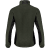 Womens pile fleece jacket, green/black