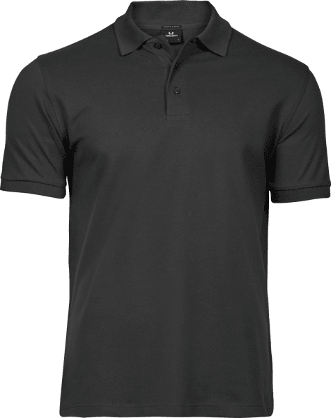 Zoom bild av Luxury stretch polo Dark Grey