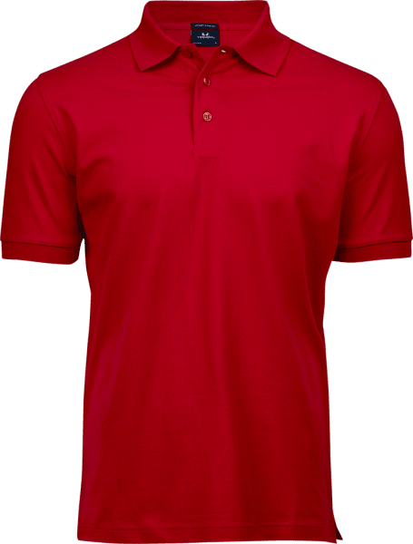 Zoom bild av Luxury stretch polo Red