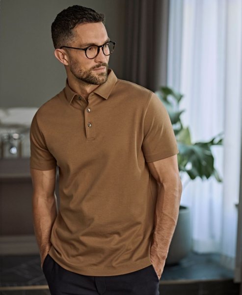 Zoom bild av Pima Cotton Polo Wood