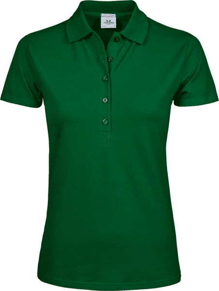 Zoom bild av Women's Luxury Stretch Polo Forest Green