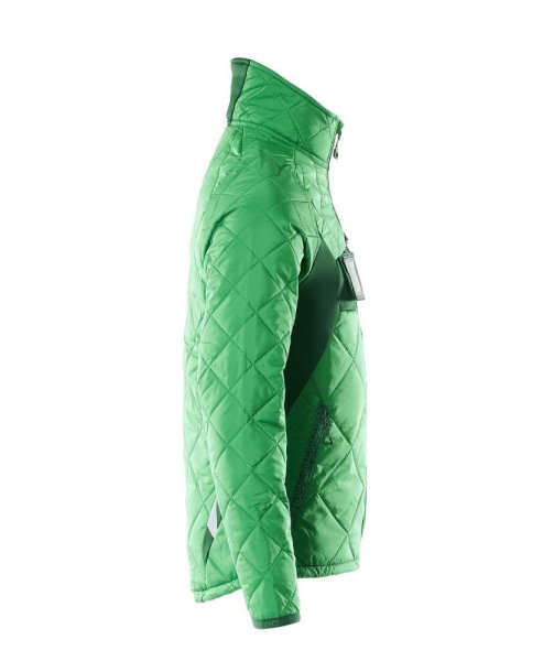 Zoom bild av Termojacka, gräsgrön/grön