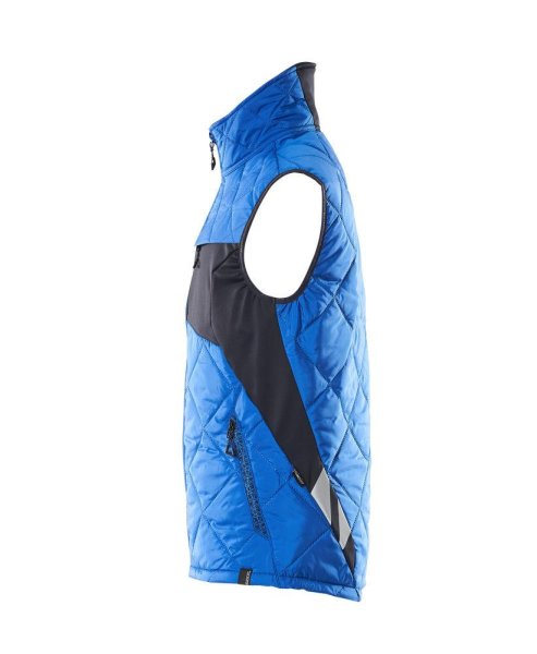Zoom bild av Termoväst, azurblå/mörk marin