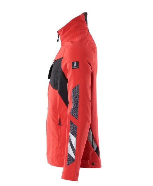 Zoom bild av Skaljacka, signal röd/svart