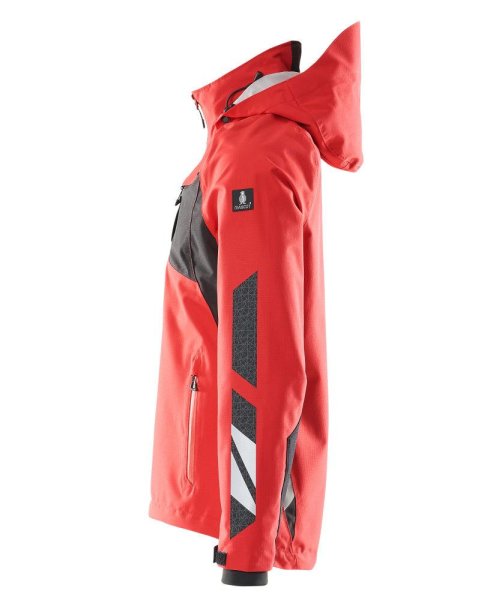 Zoom bild av Skaljacka, signal röd/svart