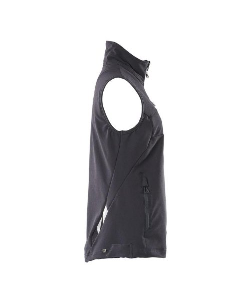 Zoom bild av Dam stretch väst, mörk marin