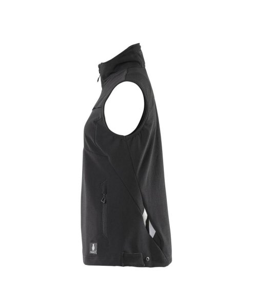 Zoom bild av Dam stretch väst, svart