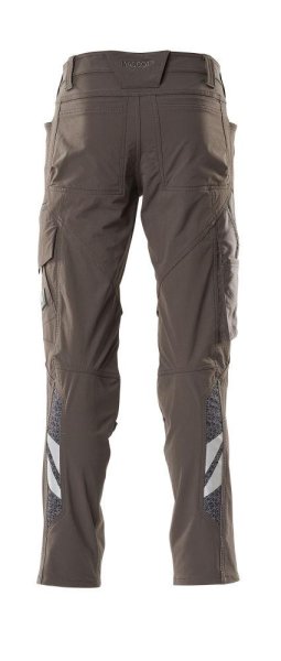 Zoom bild av Byxor med knäfickor, mörk antracite