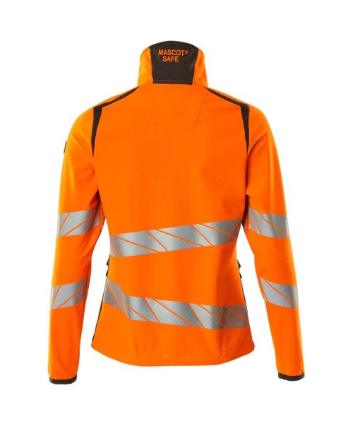 Zoom bild av Dam softshelljacka, orange/mörk antracite