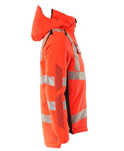 Zoom bild av Vinterjacka, röd/mörk marin