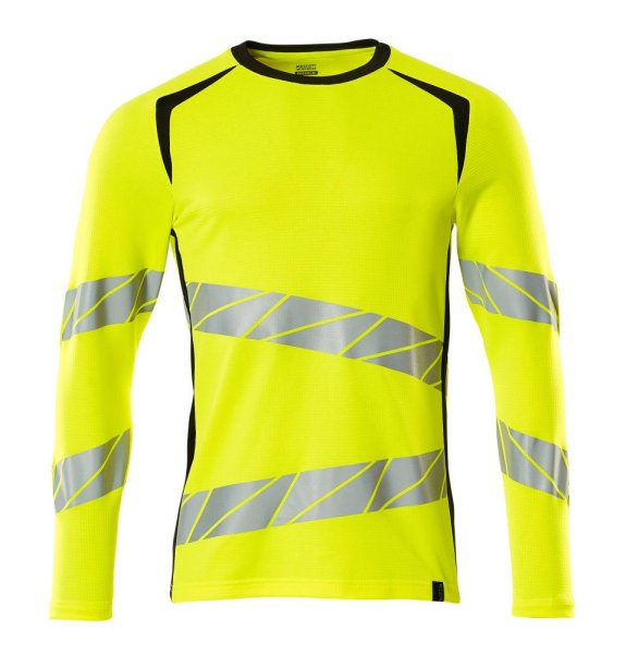 Zoom bild av Långärmad t-shirt, gul/svart
