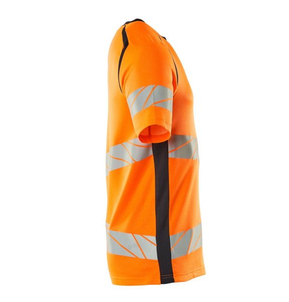 Zoom bild av Kortärmad t-shirt, orange/mörk marin