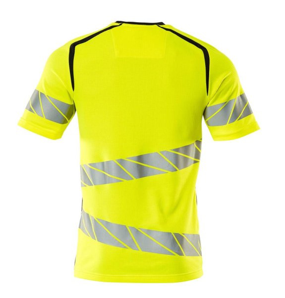 Zoom bild av Kortärmad t-shirt, gul/mörk marin