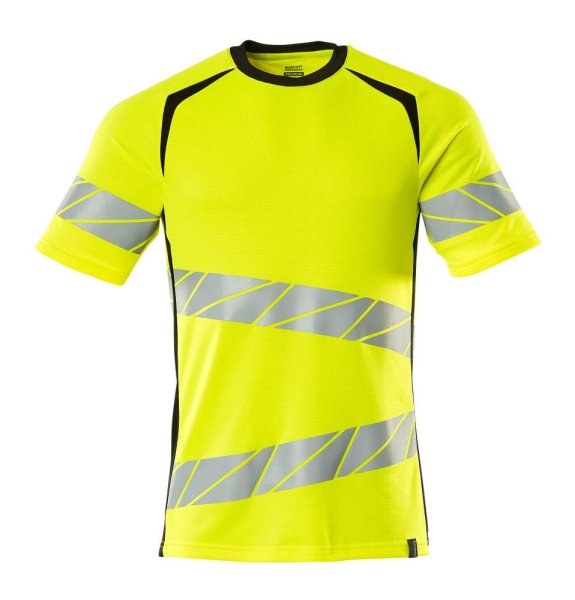 Zoom bild av Kortärmad t-shirt, gul/svart