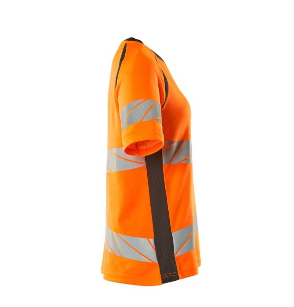 Zoom bild av Dam kortärmad t-shirt, orange/mörk antracite