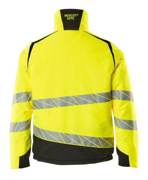 Zoom bild av Vinterjacka, gul/svart