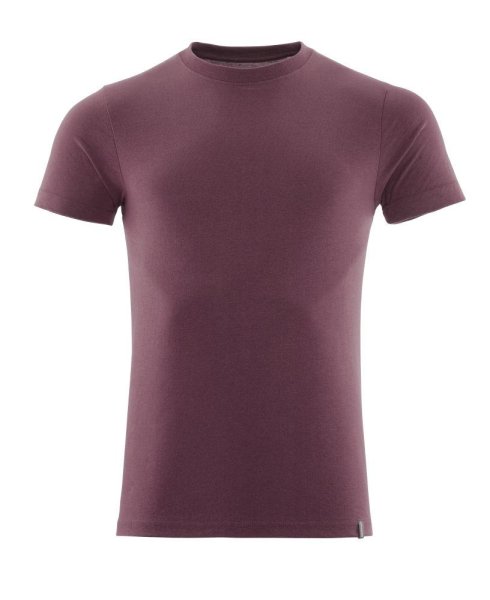 Zoom bild av Kortärmad t-shirt premium, vinröd