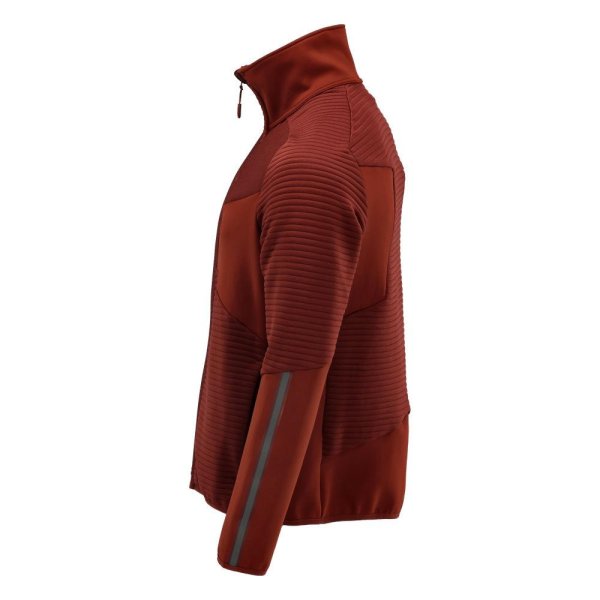 Zoom bild av Fleecetröja med blixtlås | Höströd