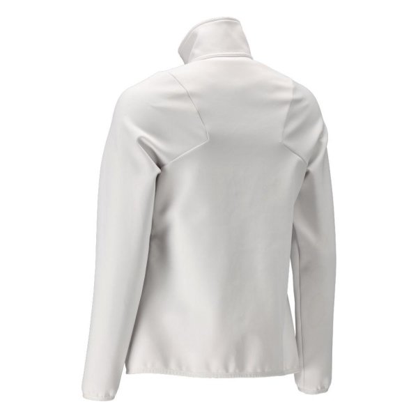 Zoom bild av Fleecetröja med blixtlås Dam | Vit