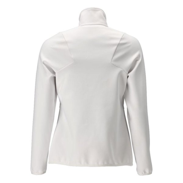 Zoom bild av Fleecetröja med blixtlås Dam | Vit