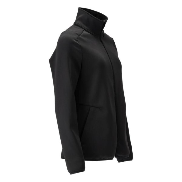 Zoom bild av Fleecetröja med blixtlås Dam | Svart