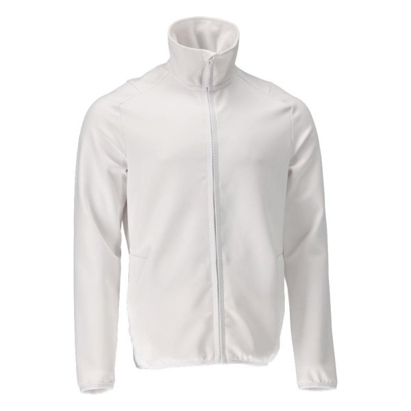 Zoom bild av Fleecetröja med blixtlås Herr | Vit