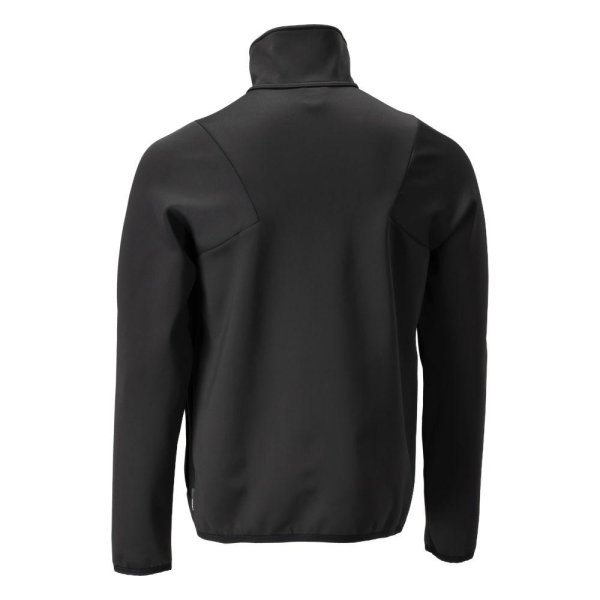 Zoom bild av Fleecetröja med blixtlås Herr | Svart