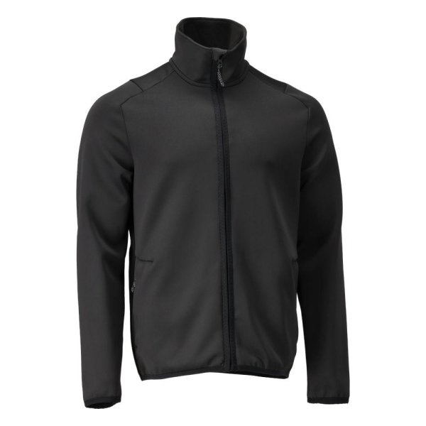 Zoom bild av Fleecetröja med blixtlås Herr | Svart