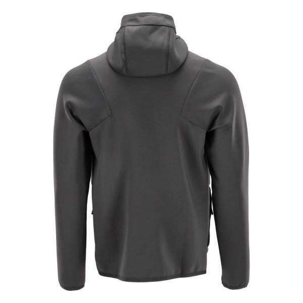 Zoom bild av Fleecetröja med huva, Herr | Stengrå