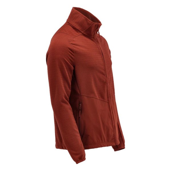 Zoom bild av Mikrofleece tröja med blixtlås Herr | Höströd