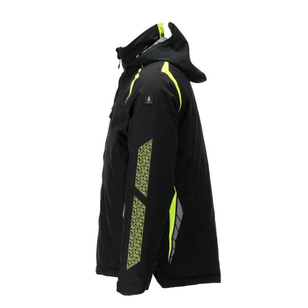 Zoom bild av Vinterjacka, svart/gul