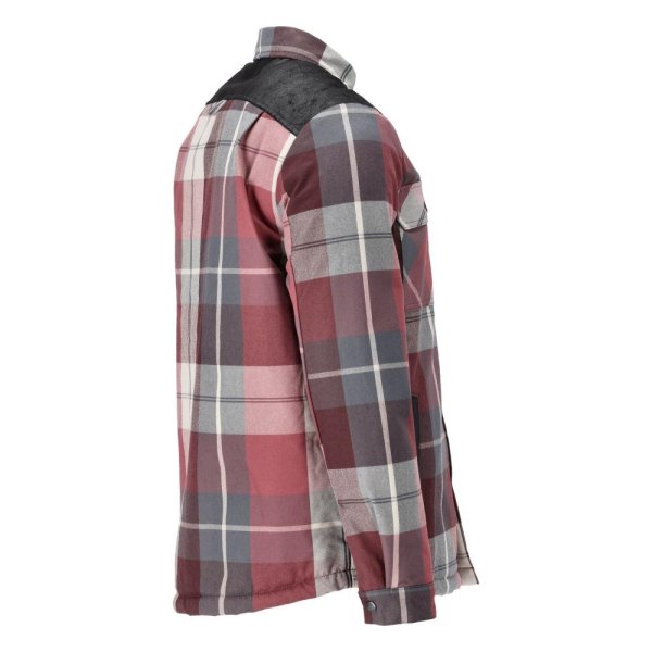 Zoom bild av Skjorta med fiberpälsfoder Herr | Vinröd