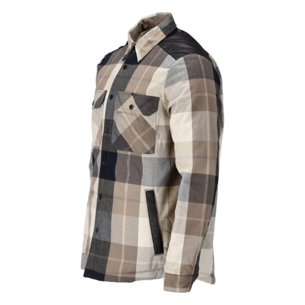 Zoom bild av Skjorta med fiberpälsfoder Herr | Mörk Sand