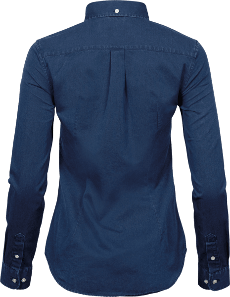 Zoom bild av Women's Casual Twill Shirt Indigo