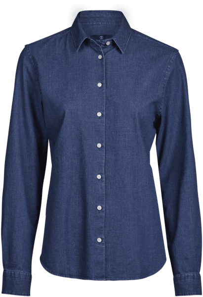 Zoom bild av Women's Denim Shirt Indigo