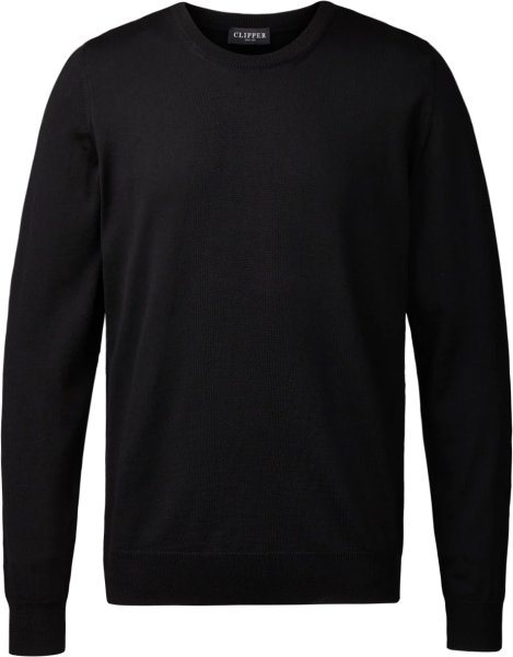 Zoom bild av Milan mens pullover round-neck, black