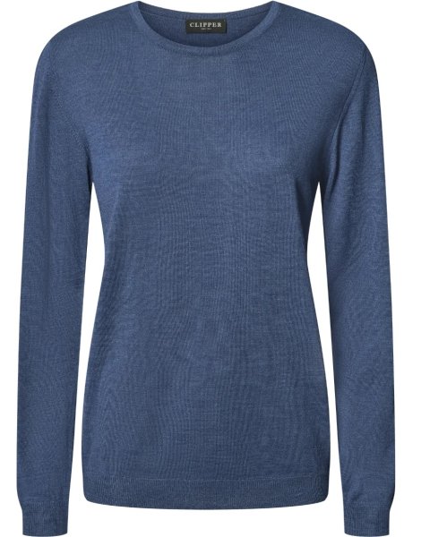 Zoom bild av Copenhagen womens pullover o-neck, dusty blue melange