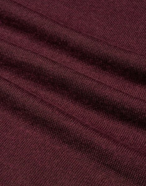 Zoom bild av Copenhagen mens pullover round-neck, burgundy melange