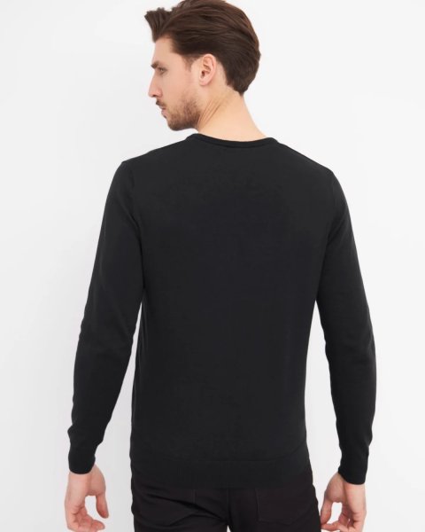 Zoom bild av Stockholm mens pullover v-neck, black